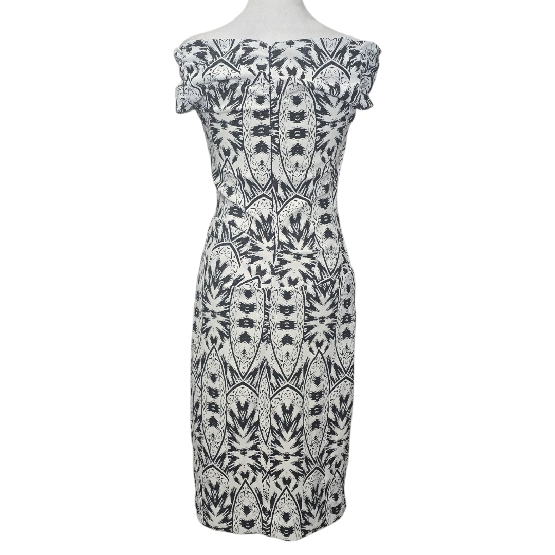 Artelier Nicole Miller Off Shoulder Midi Dress New